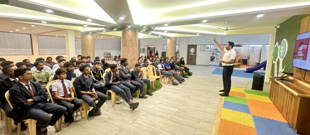 Session on guide to confidence and clarity in public speech at Federal Public School , Bangalore